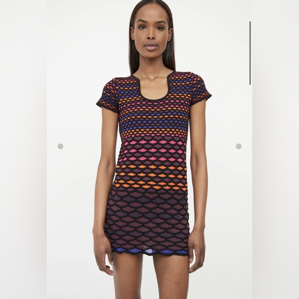 MISSONI Multicolor Geometric Knit Dress FREE SHIPPING! 🎀